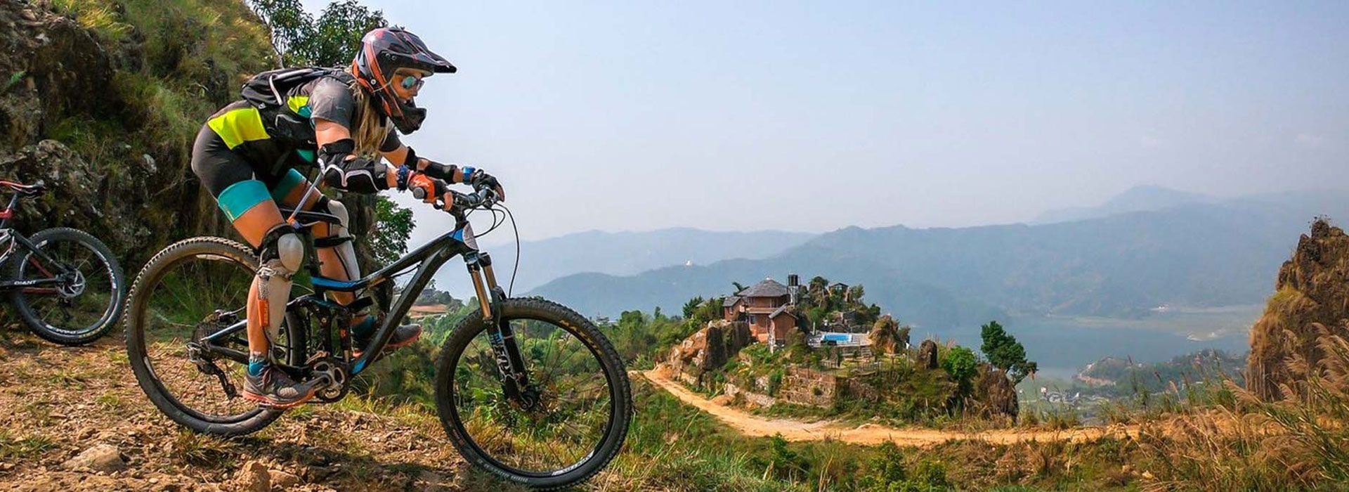 Mountain biking at Pokhara 