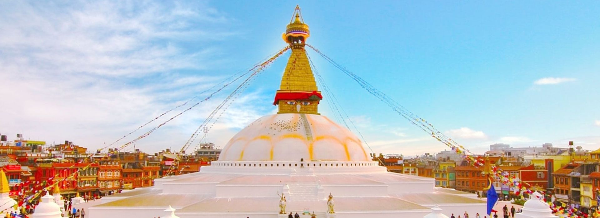Boudha Stupa, an UNESCO heritage site in Kathmandu