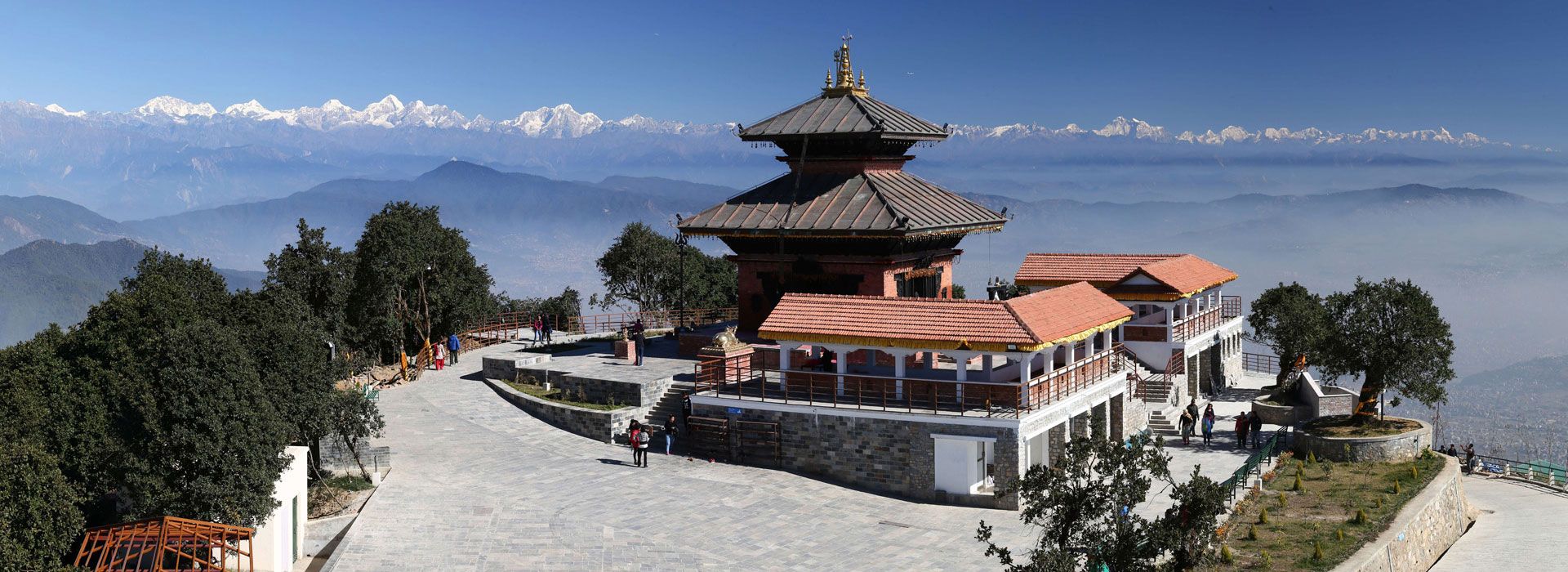View of Himalayas from Chandragiri Hills, Kathmandu