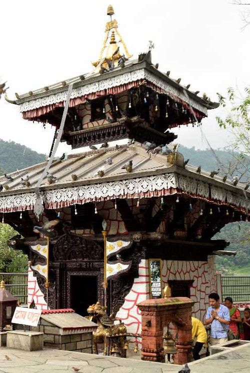 Taal Barahi temple at Phewa Lake